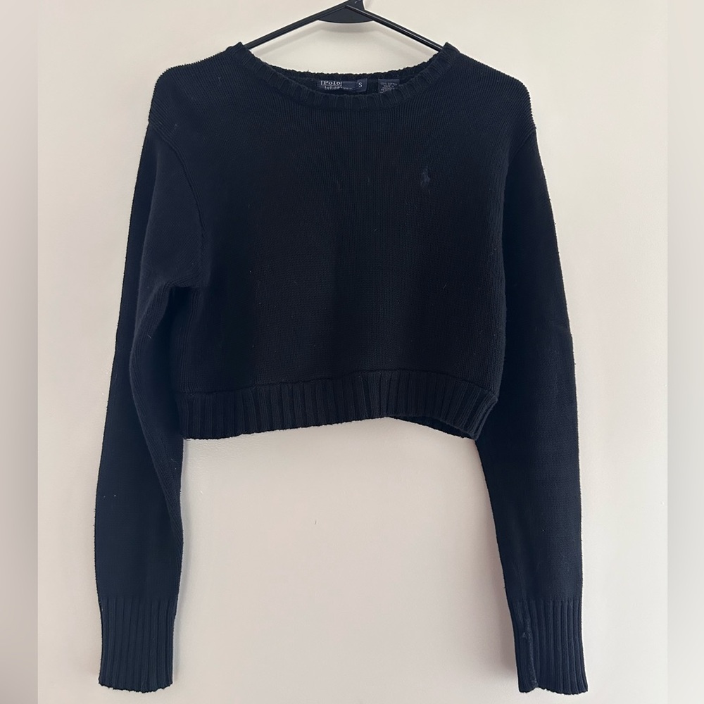 Polo Ralph Lauren Black Crew Neck Sweater